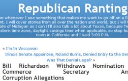 Republican Ranting blog