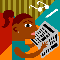 woman reading